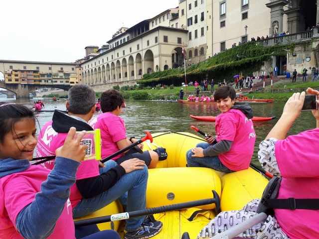  Il ponte vecchio in rafting 