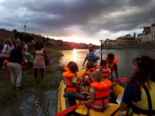  Tramonto a firenze in rafting