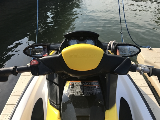La vue depuis la moto 
