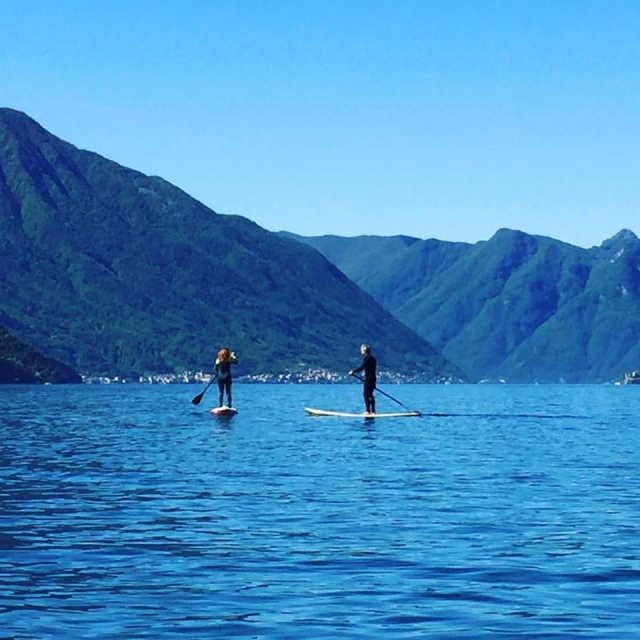tour in paddle surf da Pestallo sul lago di Como