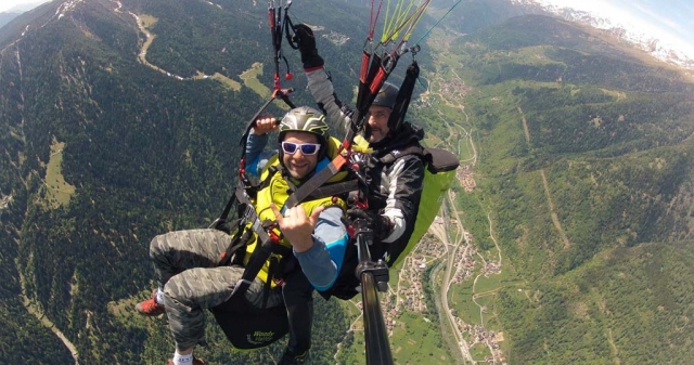 Sorvolando le montagne