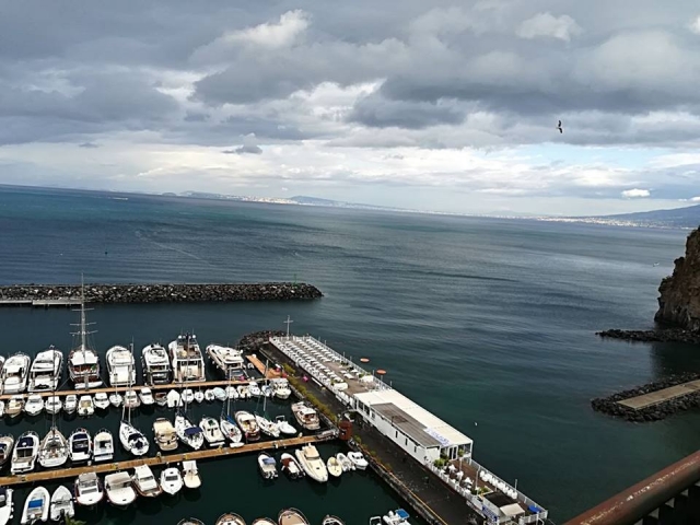 Der Blick auf den Hafen