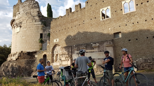  Appia Antica 游览的各个阶段 