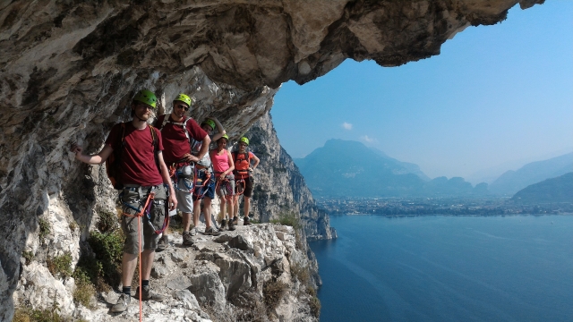  Via Ferrata nas montanhas de Trentino 