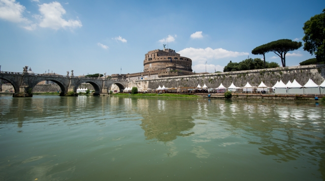  Castel Sant'angelo desde una perspectiva inusual