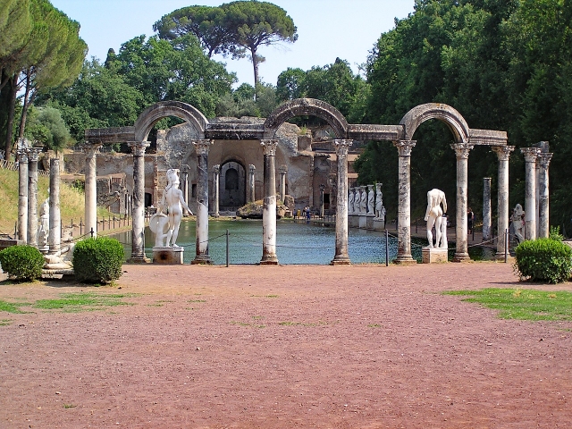  Scorcio de Villa Adriana en Tivoli 