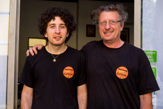 Gli ideatori Andrea e Sergio