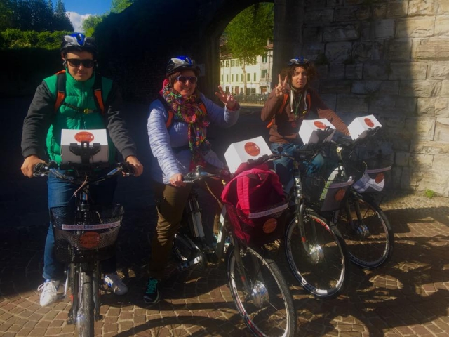 In posa per una foto