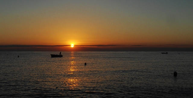  Sortie de pêche au coucher du soleil 