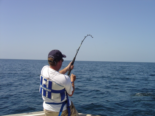  Sport fishing in boat 