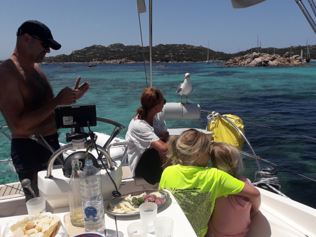 pranzo a bordo