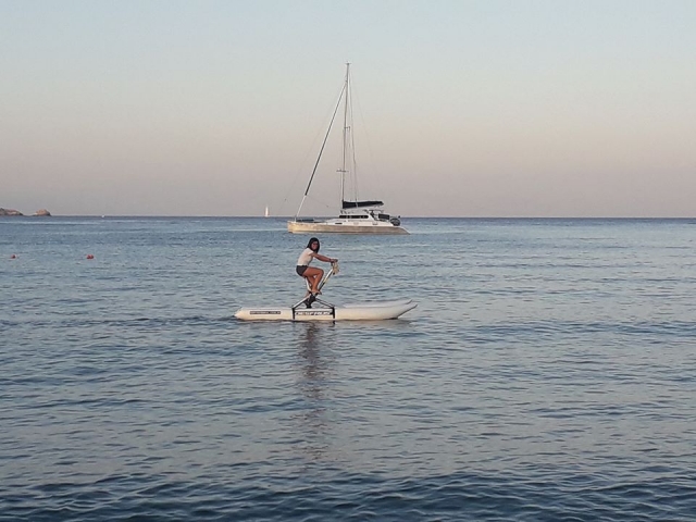 Tramonto sulla Water Bike