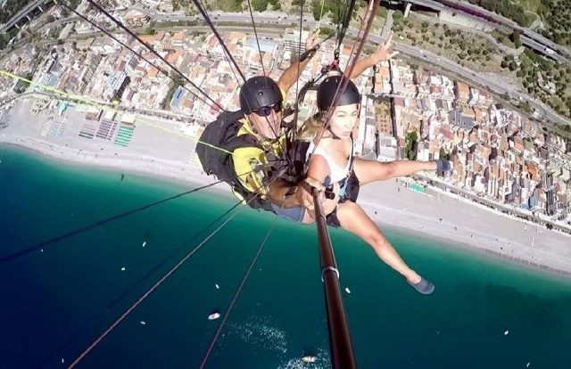 Volo sul mare