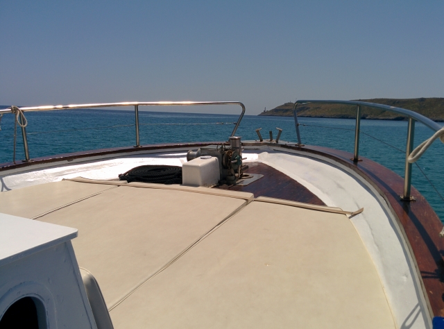  Hydra - Excursions en bateau Terrasse avant 2 