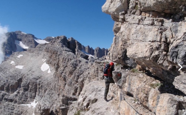 Ammirando le montagna