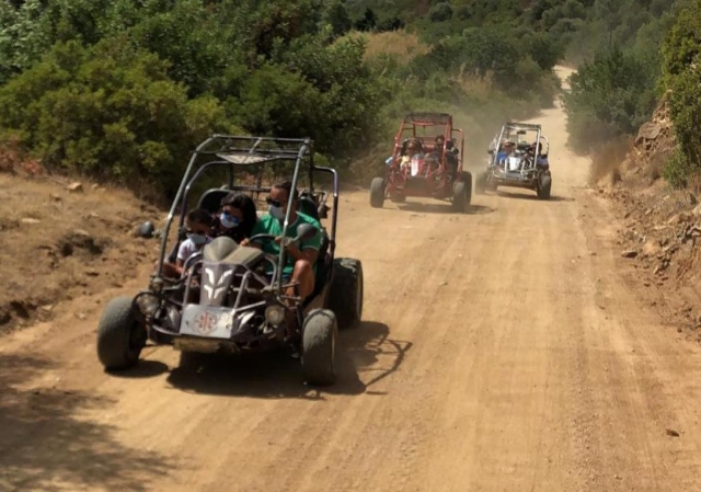 famille en buggy 