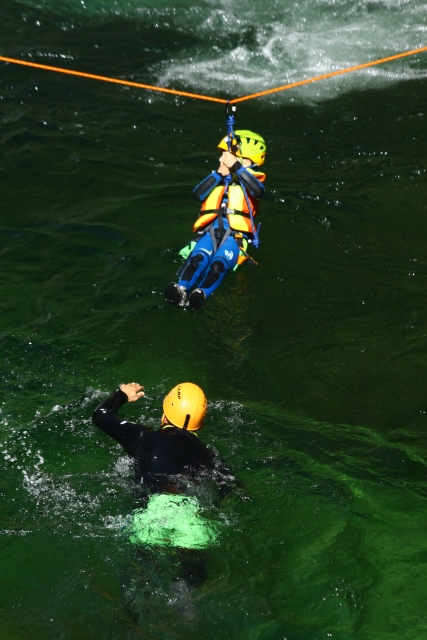 Canyoning for the little ones. 