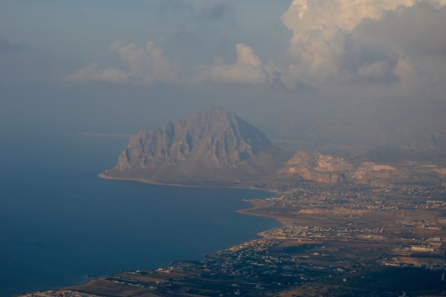 Vista aerea della costa