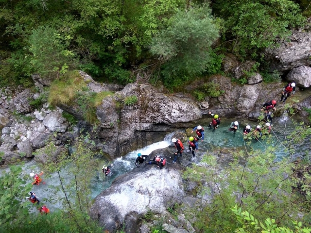 Canyoning con guías alpinas 