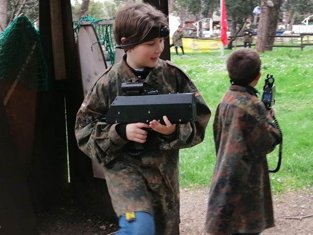  laser game in Rome 