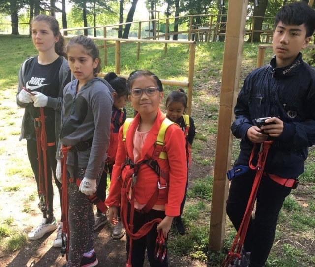 bambini percorso avventura