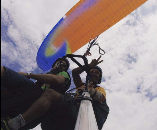 parapendio in due 