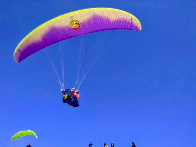 Paragliding in the Sky 
