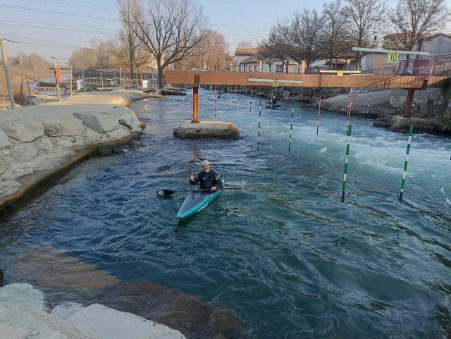 kayak sur la rivière 