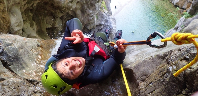  descente dans le ruisseau 