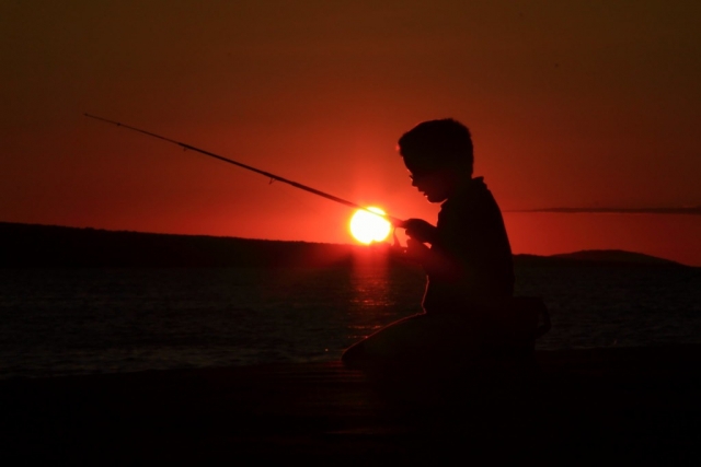  pêche le soir 