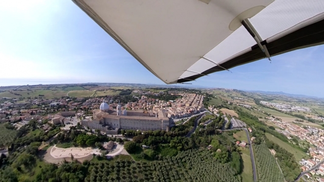  Blick auf Recanati von oben 