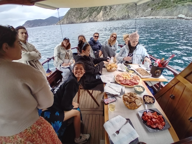 Apericena sul mare Cinque Terre