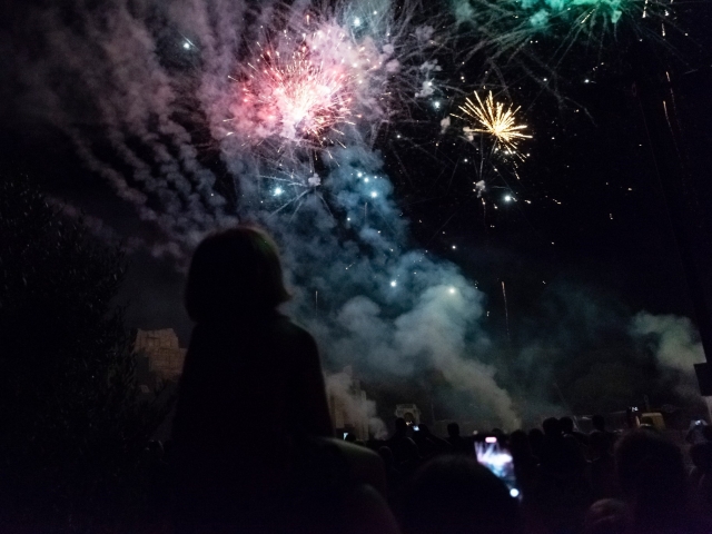  Le feu d'artifice de Cinecittà 