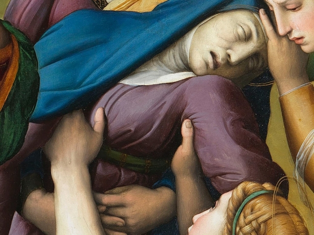  Deposición de Cristo por Raffaello 