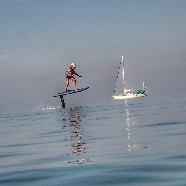 Surfando sul Lago Maggiore