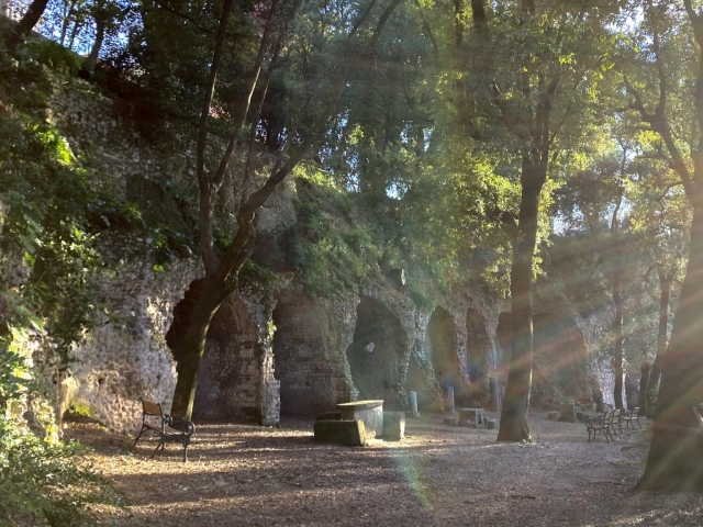 Il parco della villa