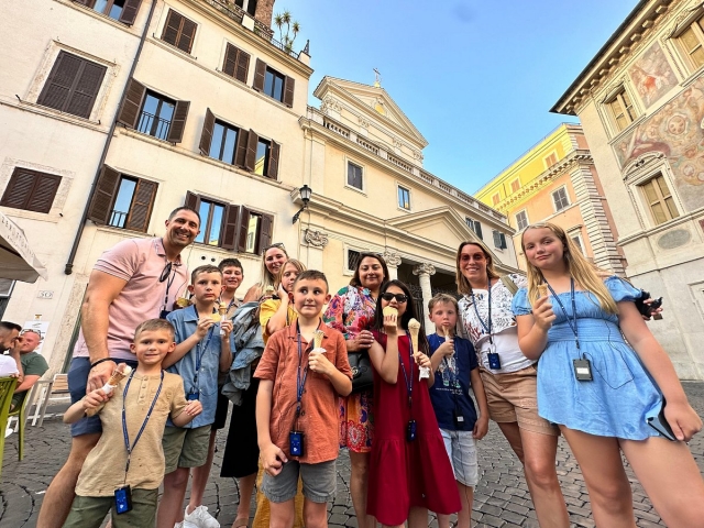 Nel centro di Roma