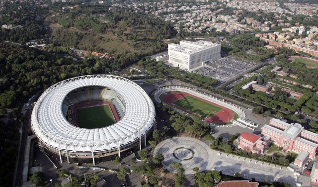 Stadio dal drone