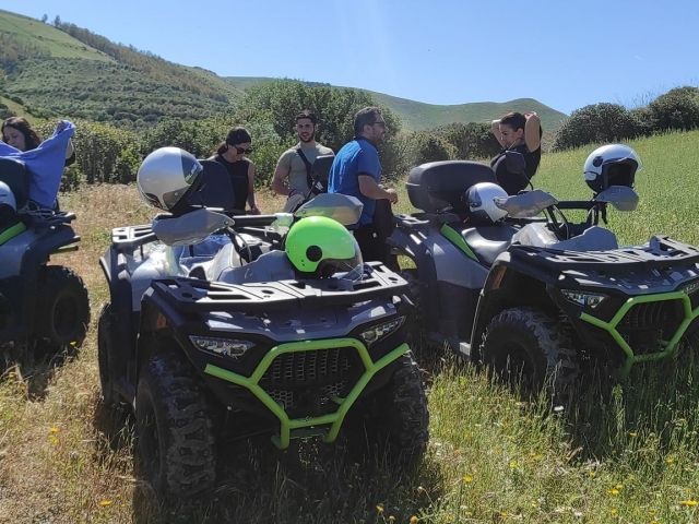  Excursion in a two -seater quad in Guasila