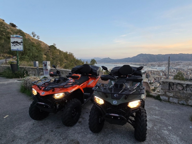  Routes in Quad towards Monte Pellegrino 