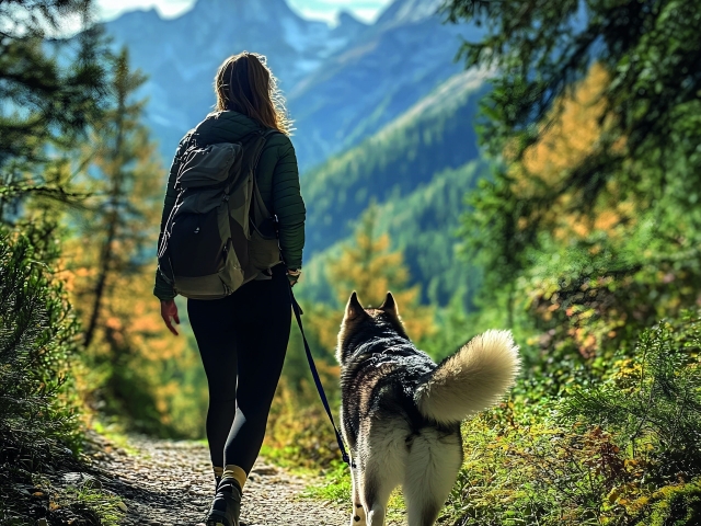 Escursione con i cani sulle Dolomiti di Brenta