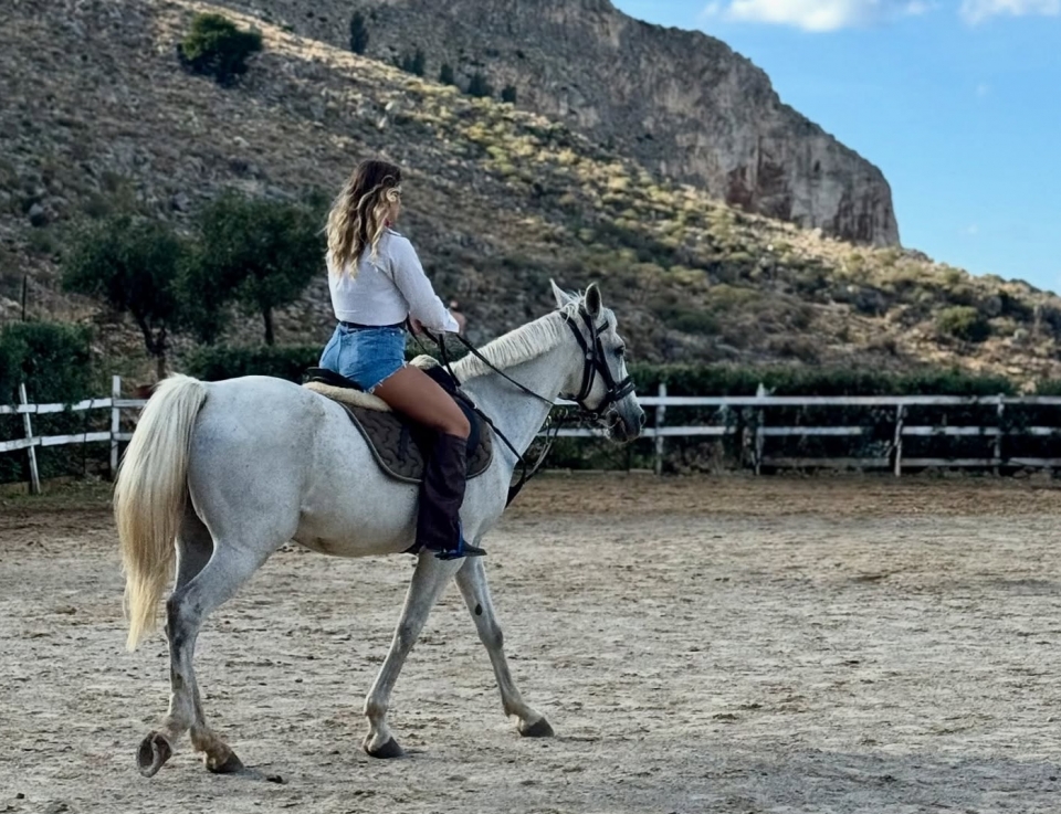 Momento con il cavallo 