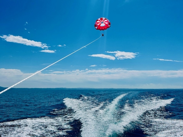  Parasailing am Gardasee