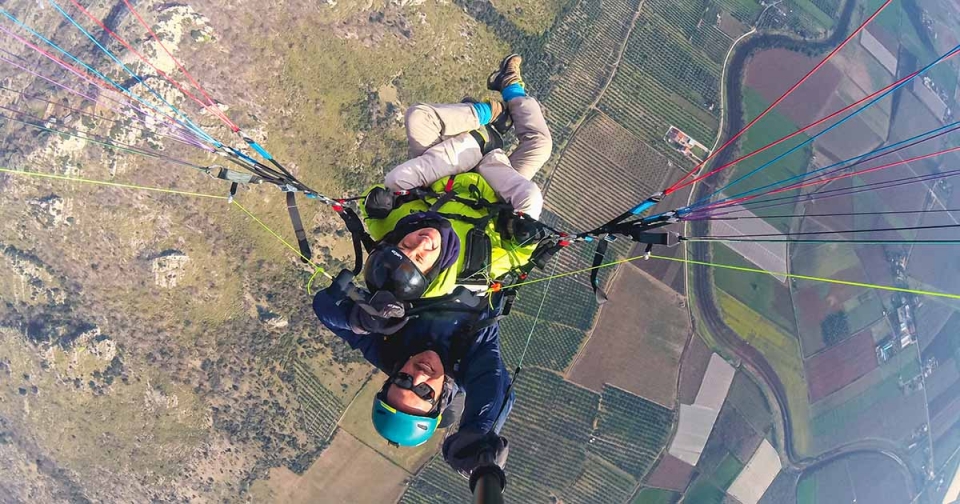 Voando junto com nossos instrutores 