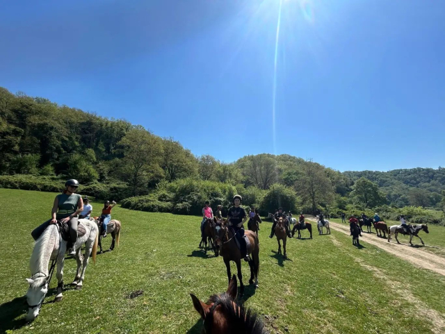 Goditi i paesaggi di Roma a cavallo 
