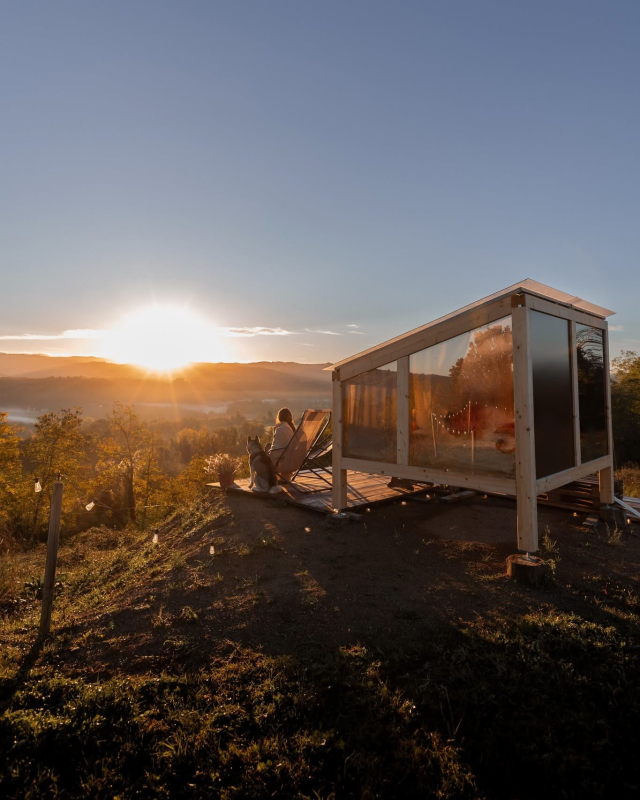 Una SkyRoom al tramonto