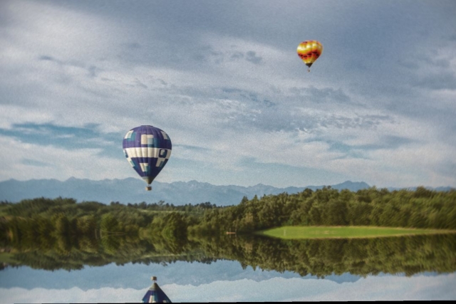 Dans le ciel piémontais 