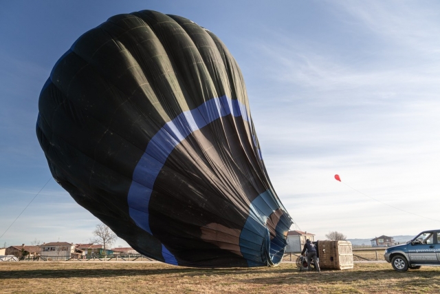  Gonflage de la montgolfière Mondovi 
