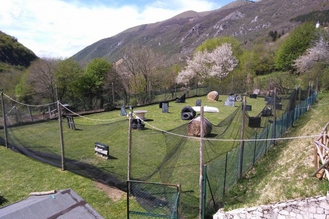  Vue aérienne du terrain de jeu