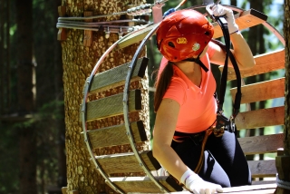 Categoría de entrada al parque de aventuras. Reductos de Breguzzo